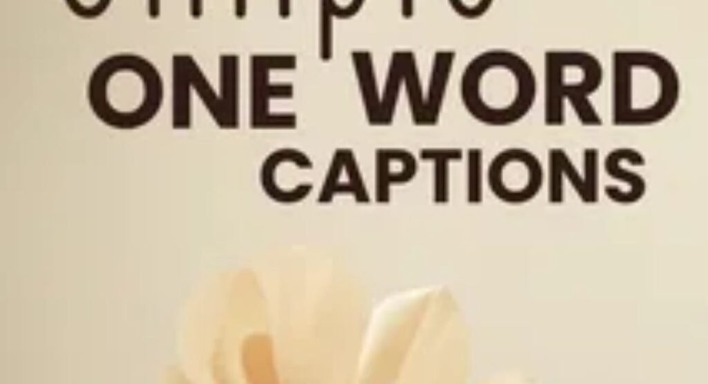 100+ Best One Word Captions for Friends (Short, Funny & Aesthetic) short and sweet one word captions for friends